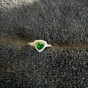 Nice green gemstone ring